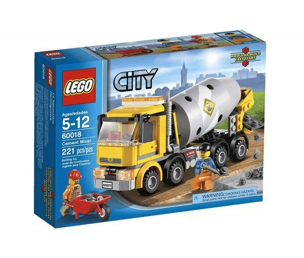 LEGO City 60018 Cement Mixer Lego ve Yapı Oyuncakları