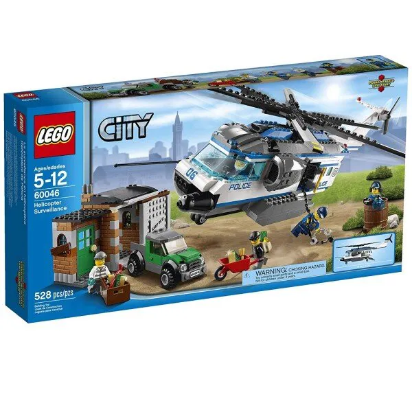 LEGO City 60046 Police Helicopter Surveillance Lego ve Yapı Oyuncakları
