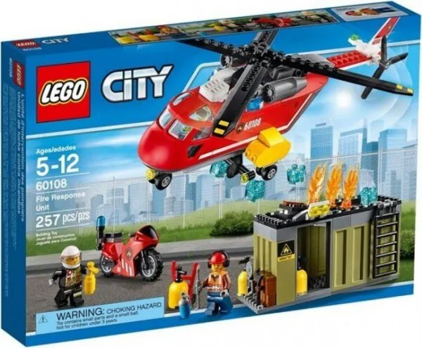 LEGO City 60108 Fire Response Unit Lego ve Yapı Oyuncakları