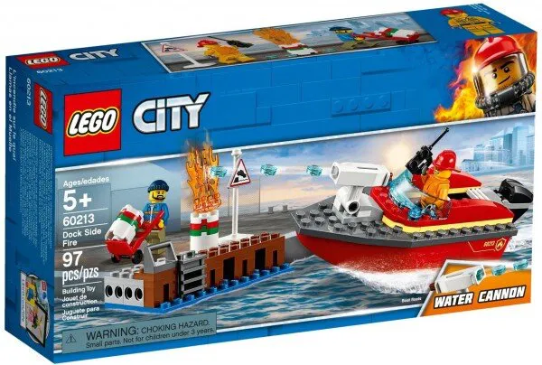 LEGO City 60213 Dock Side Fire Lego ve Yapı Oyuncakları