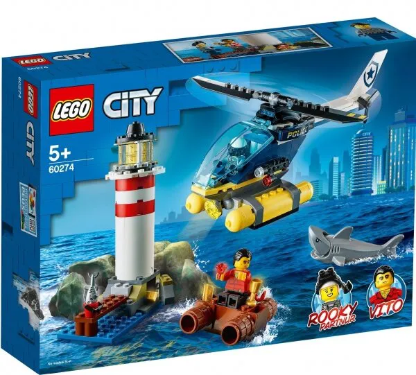 LEGO City 60274 Elite Police Lighthouse Capture Speed Build Lego ve Yapı Oyuncakları