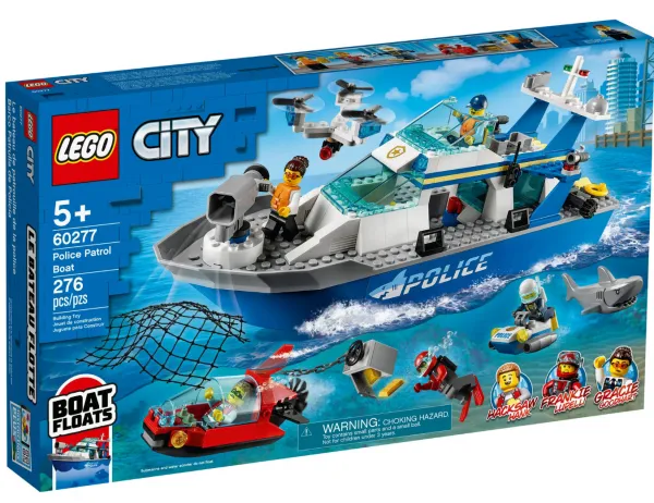 LEGO City 60277 Police Patrol Boat Lego ve Yapı Oyuncakları