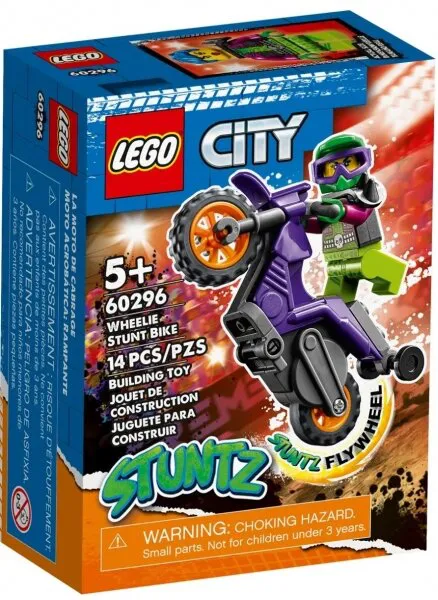 LEGO City 60296 Wheelie Stuntbike Lego ve Yapı Oyuncakları