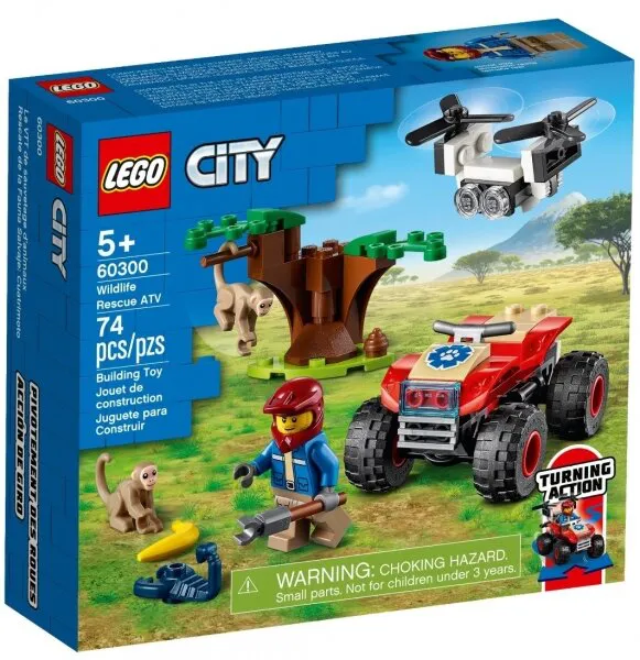 LEGO City 60300 Wildlife Rescue ATV Lego ve Yapı Oyuncakları