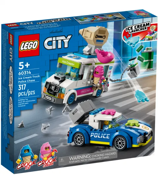 LEGO City 60314 Ice Cream Truck Police Chase Lego ve Yapı Oyuncakları