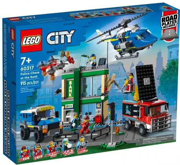 LEGO City 60317 Police Chase at The Bank Lego ve Yapı Oyuncakları
