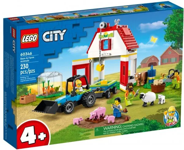 LEGO City 60346 Barn Farm Animals Lego ve Yapı Oyuncakları