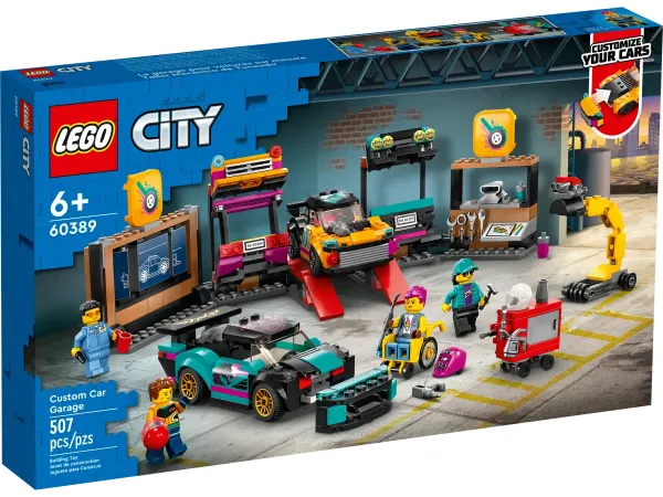LEGO City 60389 Custom Car Garage Lego ve Yapı Oyuncakları
