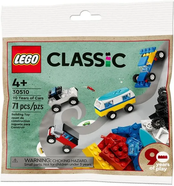 LEGO Classic 30510 90 Years of Cars Lego ve Yapı Oyuncakları