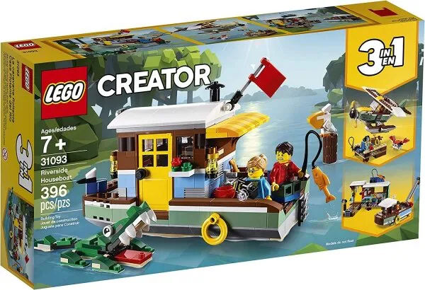 LEGO Creator 31093 Riverside Houseboat Lego ve Yapı Oyuncakları