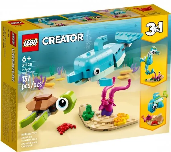 LEGO Creator 31128 Dolphin and Turtle Lego ve Yapı Oyuncakları