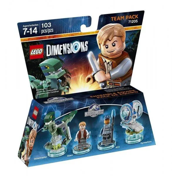 LEGO Dimensions 71205 Jurassic World Team Pack Lego ve Yapı Oyuncakları