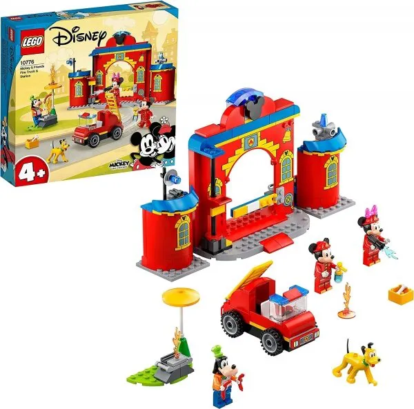 LEGO Disney 10776 Mickey ve Arkadaşlarının İtfaiye Merkezi ve Kamyonu Lego ve Yapı Oyuncakları