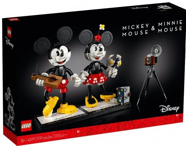LEGO Disney 43179 Mickey Mouse Minnie Mouse Buildable Characters Lego ve Yapı Oyuncakları