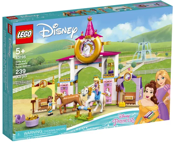 LEGO Disney 43195 Belle and Rapunzel's Royal Stables Lego ve Yapı Oyuncakları