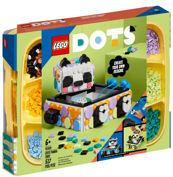 LEGO Dots 41959 Cute Panda Tray Lego ve Yapı Oyuncakları