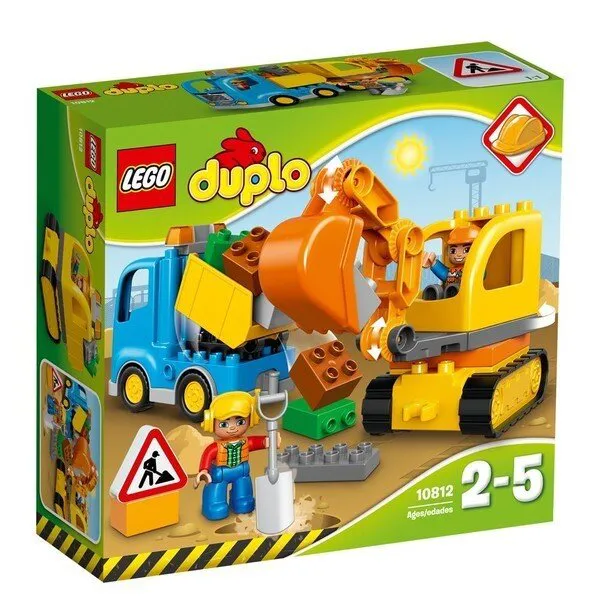 LEGO Duplo 10812 Truck & Tracked Excavator Lego ve Yapı Oyuncakları