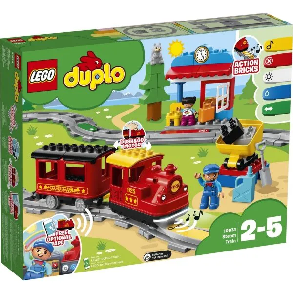 LEGO Duplo 10874 Steam Train Lego ve Yapı Oyuncakları