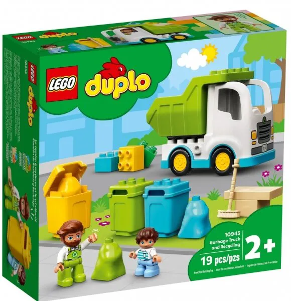 LEGO Duplo 10945 Garbage Truck and Recycling Lego ve Yapı Oyuncakları