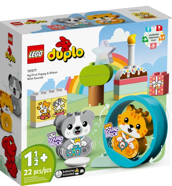 LEGO Duplo 10977 My First Puppy Kitten With Sounds Lego ve Yapı Oyuncakları