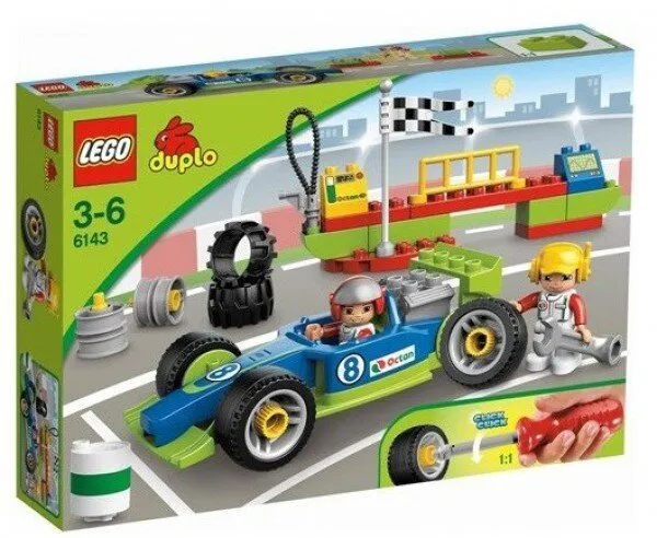 LEGO Duplo 6143 Racing Team Lego ve Yapı Oyuncakları