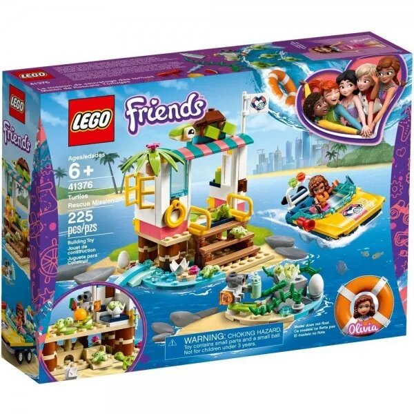 LEGO Friends 41376 Turtles Rescue Mission Lego ve Yapı Oyuncakları
