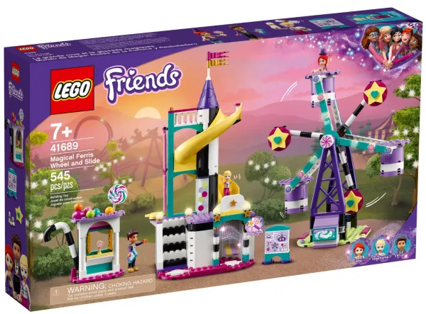 LEGO Friends 41689 Magical Ferris Wheel and Slide Lego ve Yapı Oyuncakları