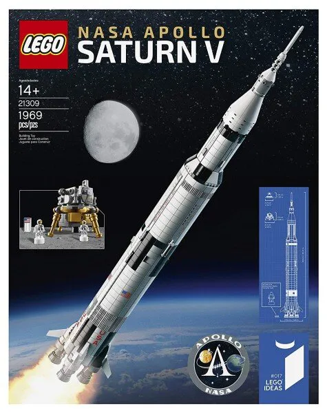LEGO Ideas 21309 NASA Apollo Saturn V Lego ve Yapı Oyuncakları
