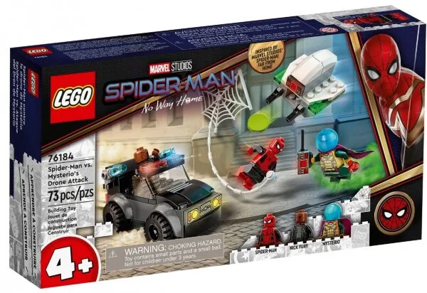 LEGO Marvel 76184 Spider Man vs Mysterio's Drone Attack Lego ve Yapı Oyuncakları