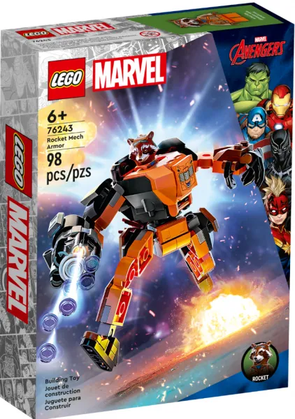 LEGO Marvel 76243 Rocket Mech Armour Lego ve Yapı Oyuncakları