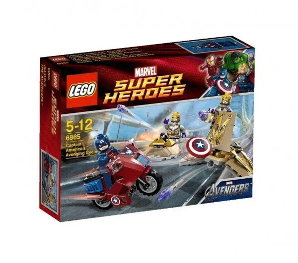 LEGO Marvel Super Heroes 6865 Captain Americas Avenging Cycle Lego ve Yapı Oyuncakları