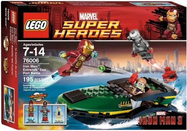 LEGO Marvel Super Heroes 76006 Iron Man Extremis Sea Port Battle Lego ve Yapı Oyuncakları