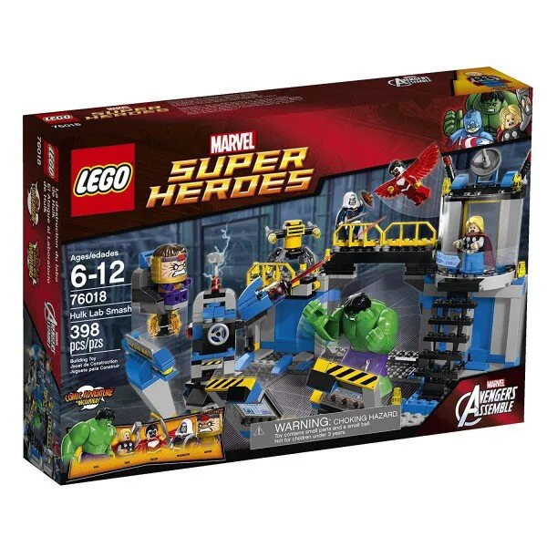 LEGO Marvel Super Heroes 76018 Hulk Lab Smash Lego ve Yapı Oyuncakları