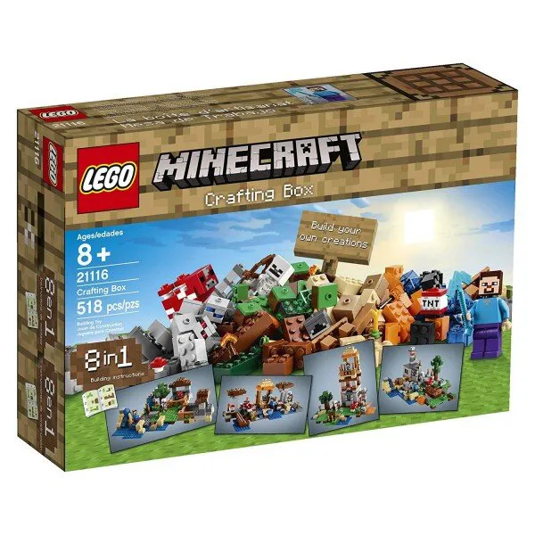 LEGO Minecraft 21116 Crafting Box Lego ve Yapı Oyuncakları