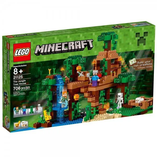 LEGO Minecraft 21125 The Jungle Tree House Lego ve Yapı Oyuncakları