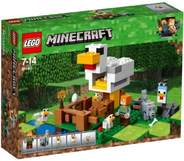 LEGO Minecraft 21140 Chicken Coop Lego ve Yapı Oyuncakları