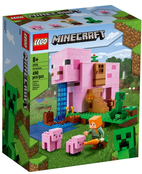 LEGO Minecraft 21170 The Pig House Lego ve Yapı Oyuncakları