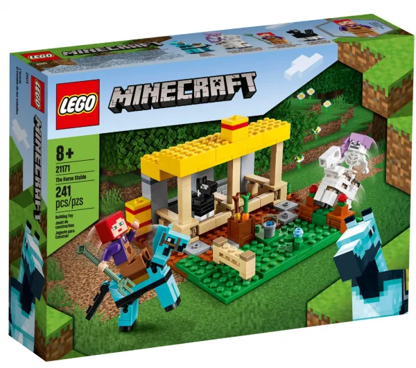 LEGO Minecraft 21171 The Horse Stable Lego ve Yapı Oyuncakları