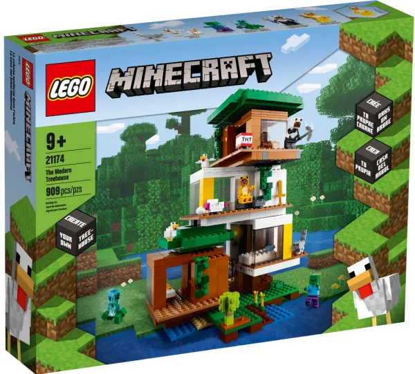 LEGO Minecraft 21174 The Modern Treehouse Lego ve Yapı Oyuncakları