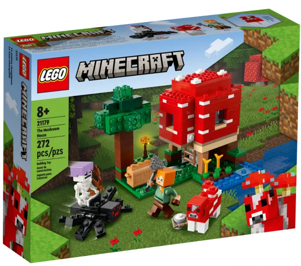 LEGO Minecraft 21179 The Mushroom House Lego ve Yapı Oyuncakları