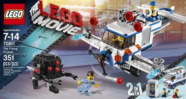 LEGO Movie 70811 The Flying Flusher Lego ve Yapı Oyuncakları