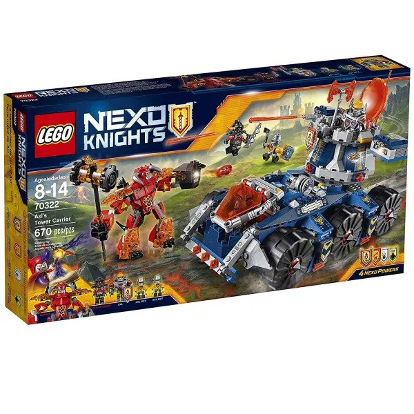 LEGO Nexo 70322 Knights Axls Tower Carrier Lego ve Yapı Oyuncakları