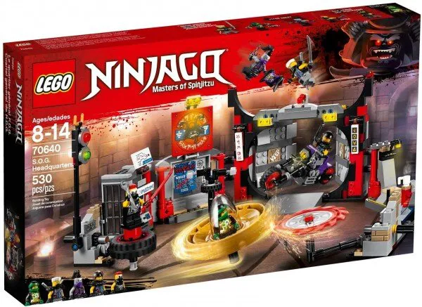 LEGO NINJA GO 70640 S.O.G. Headquarters Lego ve Yapı Oyuncakları