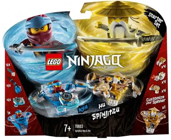 LEGO Ninjago 70663 Spinjitzu Nya ve Wu Lego ve Yapı Oyuncakları