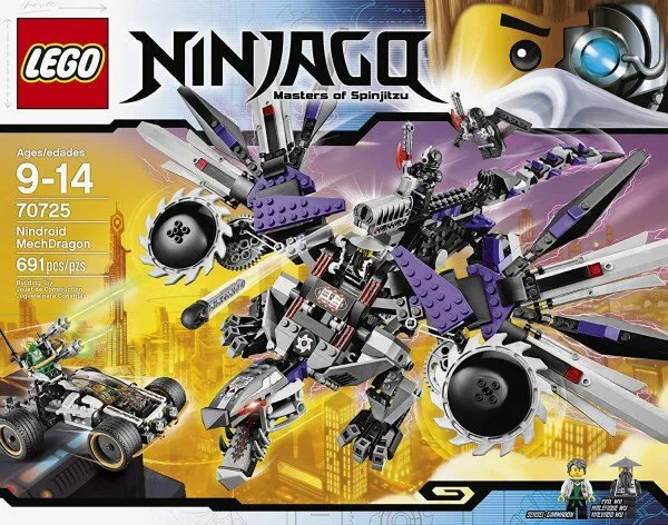 LEGO Ninjago 70725 Nindroid Mech Dragon Lego ve Yapı Oyuncakları