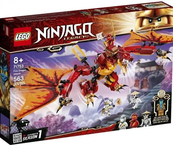 LEGO Ninjago 71753 Fire Dragon Attack Lego ve Yapı Oyuncakları