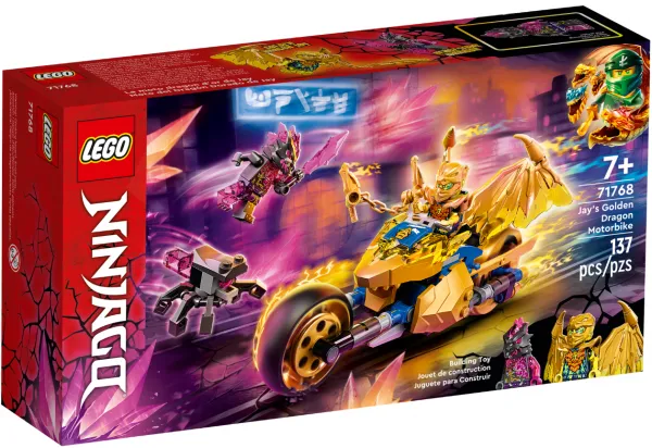 LEGO Ninjago 71768 Jay's Golden Dragon Motorbike Lego ve Yapı Oyuncakları