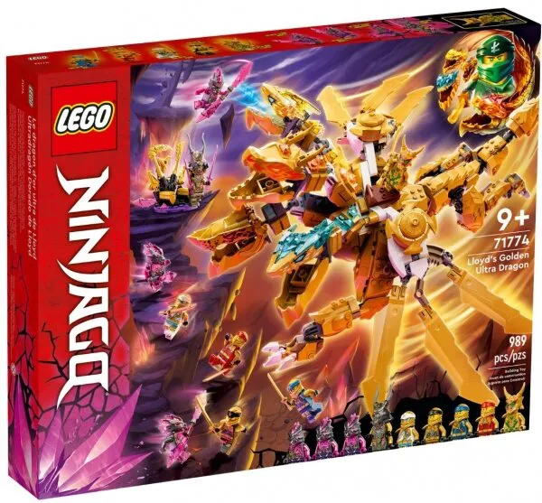 LEGO Ninjago 71774 Lloyds Golden Ultra Dragon Lego ve Yapı Oyuncakları