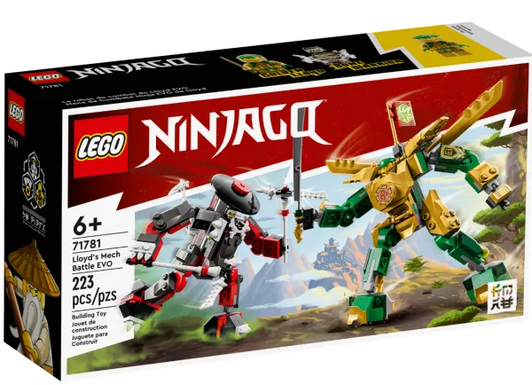 LEGO Ninjago 71781 Lloyd's Mech Battle EVO Lego ve Yapı Oyuncakları