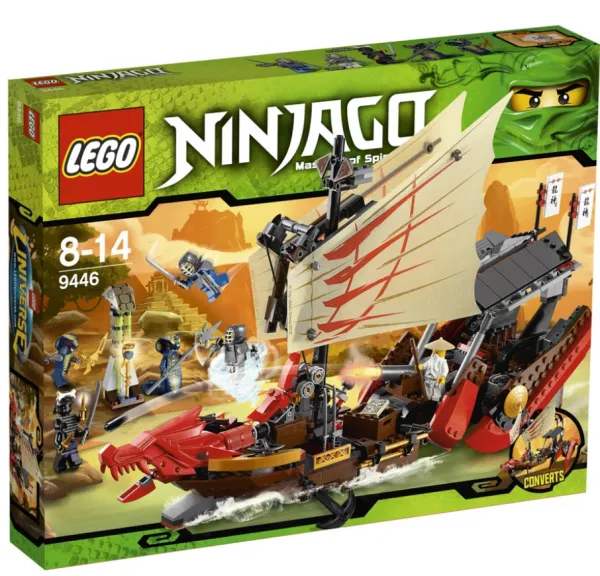 LEGO Ninjago 9446 Rise of the Snakes Destiny's Bounty Lego ve Yapı Oyuncakları